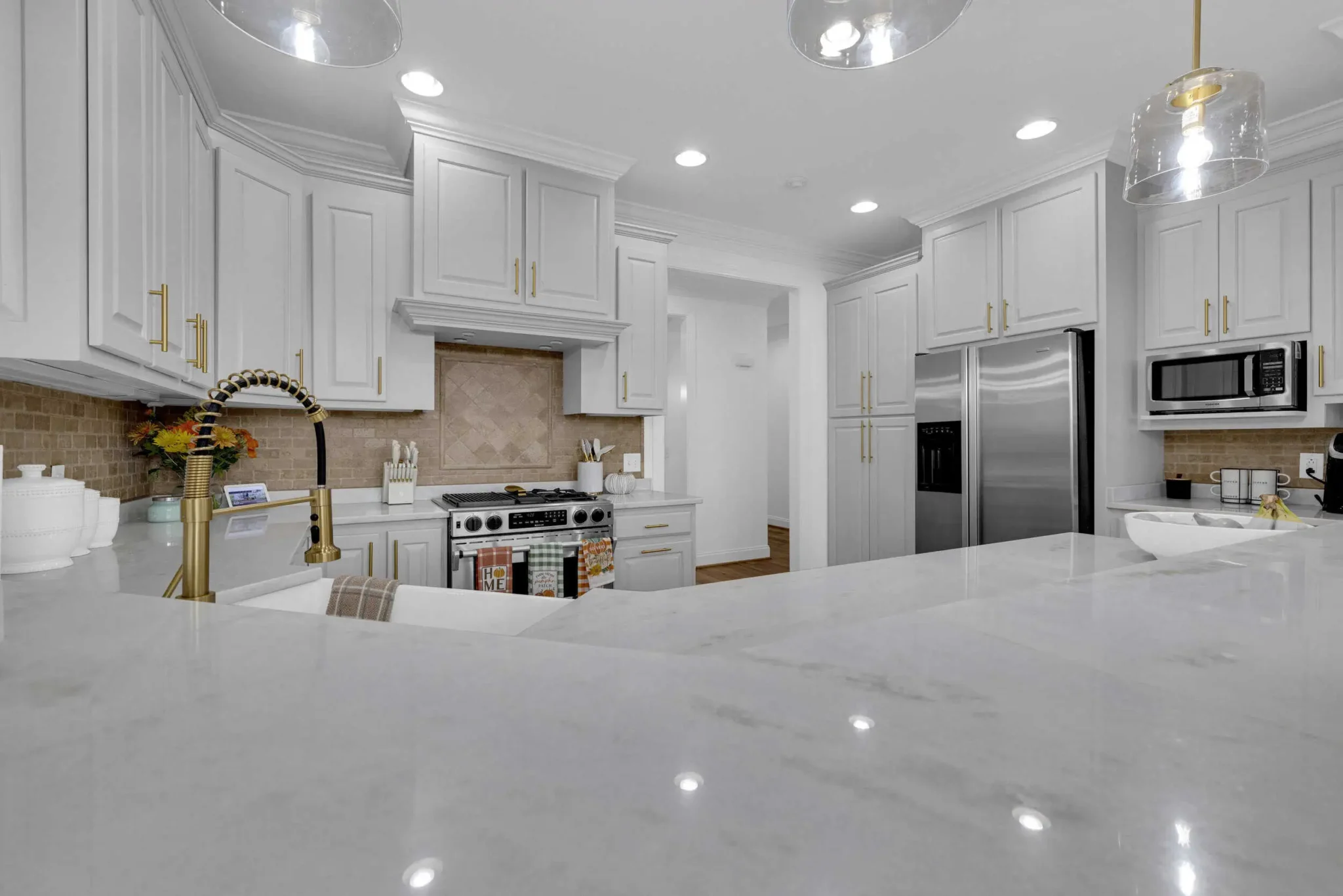 Enhanced real estate photo with improved brightness, contrast, and sharpness